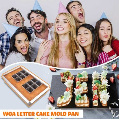 Woa Letter Cake Mold Pan